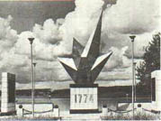 A monument to protectors of a city from rebelled peasants.